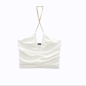 Zara chain white top